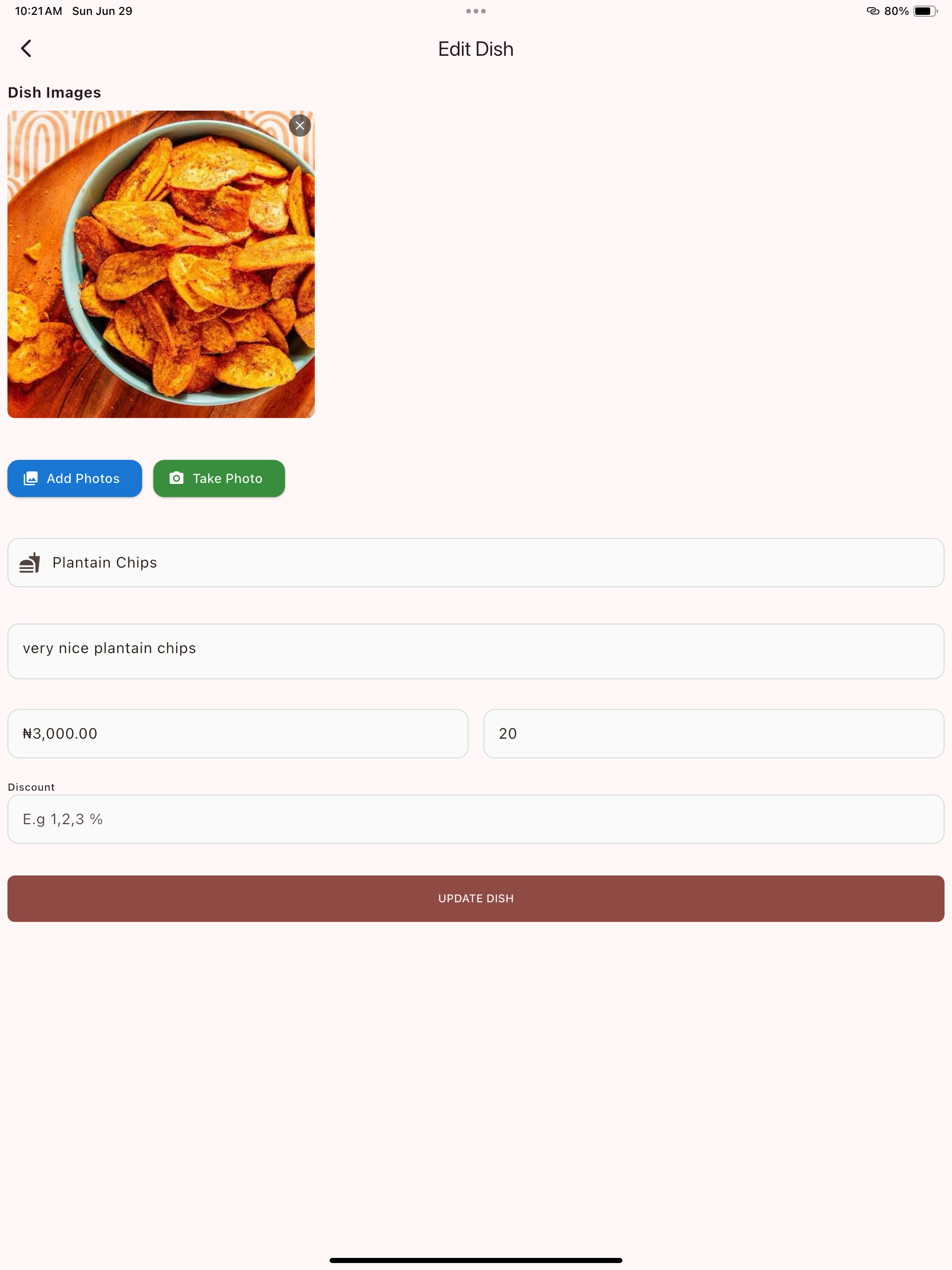 Foodbyte Vendor screenshot 11