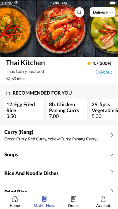 Thai Kitchen. Screenshot