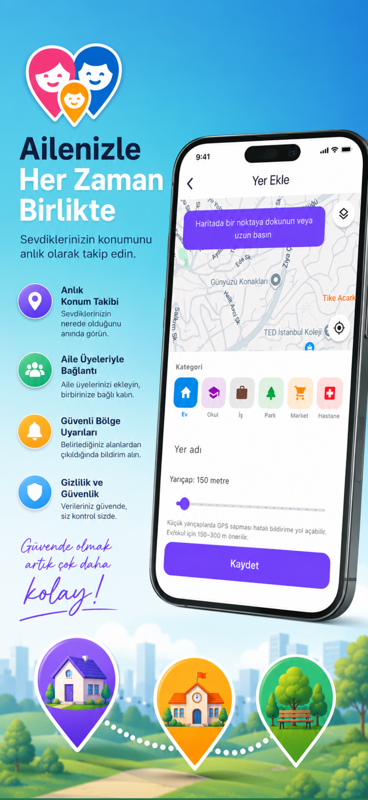 Aile360: Aile Konum Takip screenshot 2