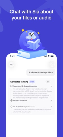 AskSia: AI Study & Homework iPhone screenshot