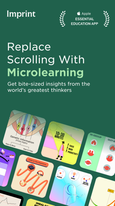 Imprint: Visual Micro Learning screenshot 1