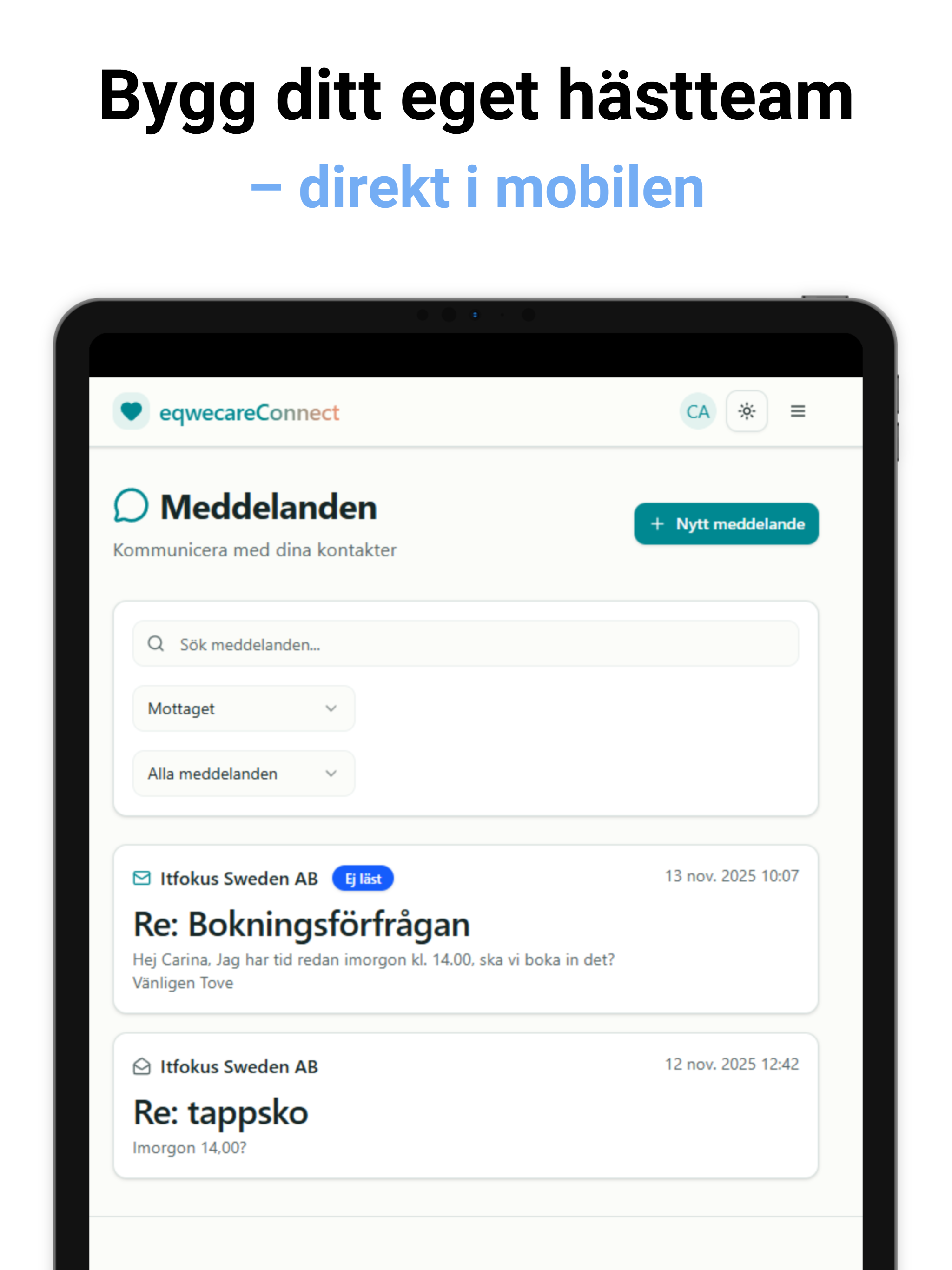eqwecareConnect