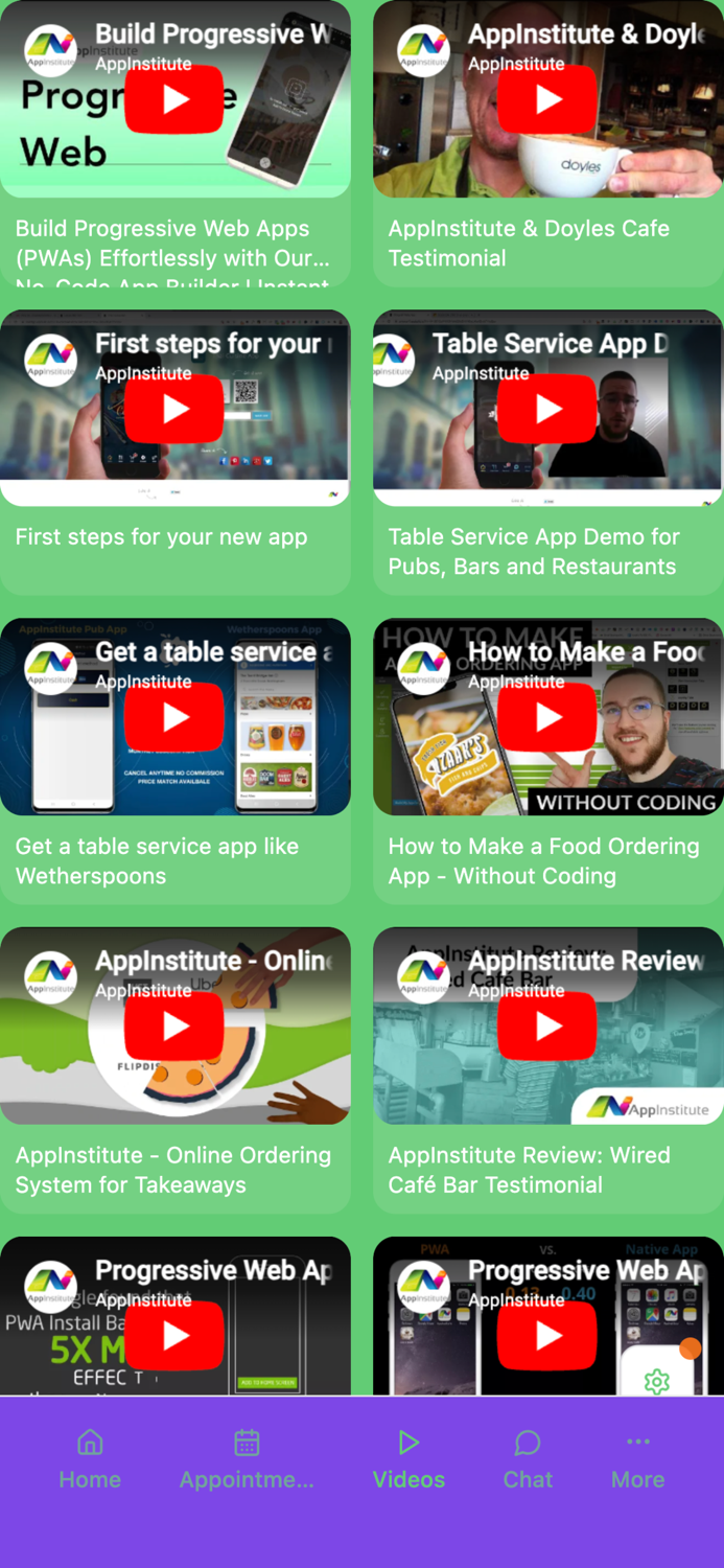 AppInstitute Appointments