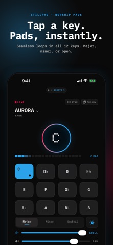 Stillpad: Ambient Worship Pads screenshot 1