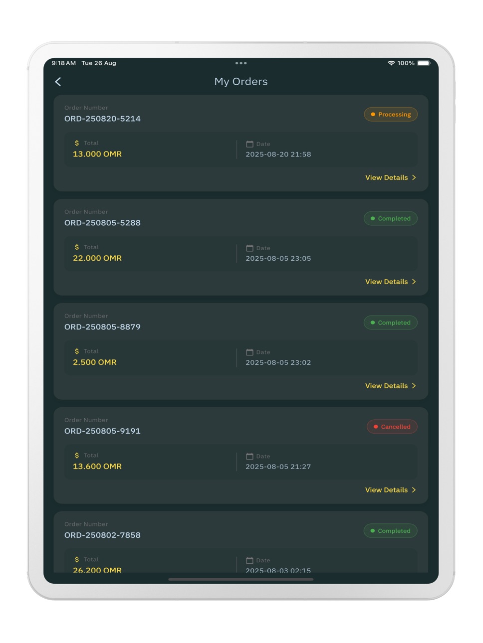 iPad screenshot