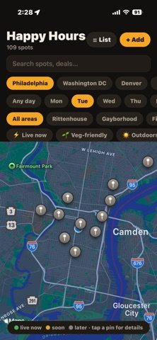 happyhour: find HH Screenshot 2 of 8