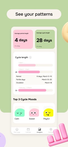 Nayya: Cycle & Mood Tracker Screenshot 4 of 6