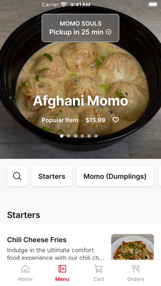 MOMO SOULS iPhone screenshot 2 - Food & Drink app