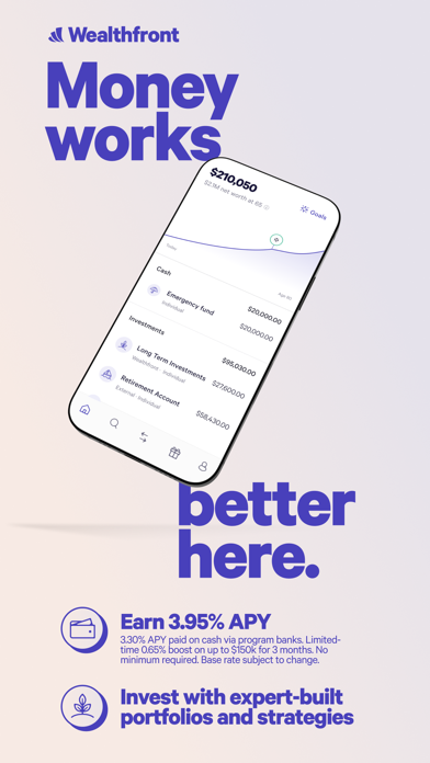 Wealthfront: Save and Invest screenshot 1