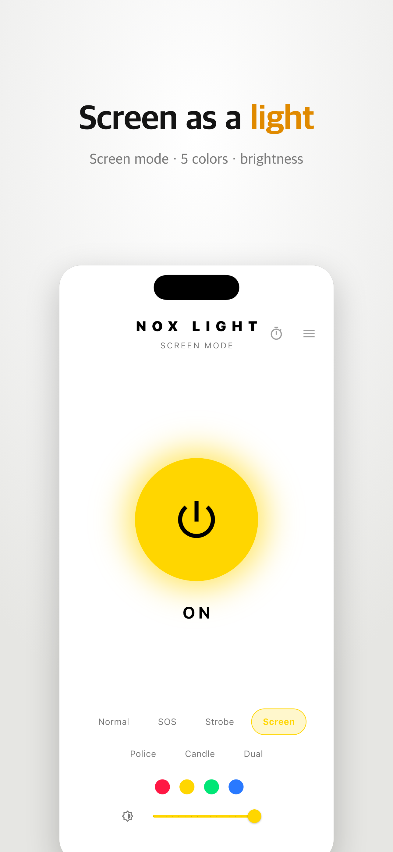 Nox Light - Flashlight screenshot 4