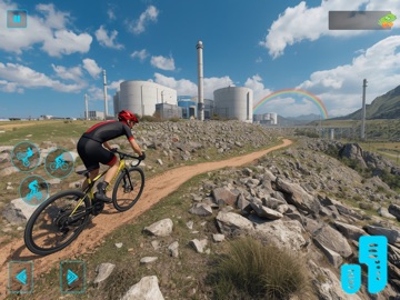 BMX Rider: Stunt Bike Racing iPad screenshot