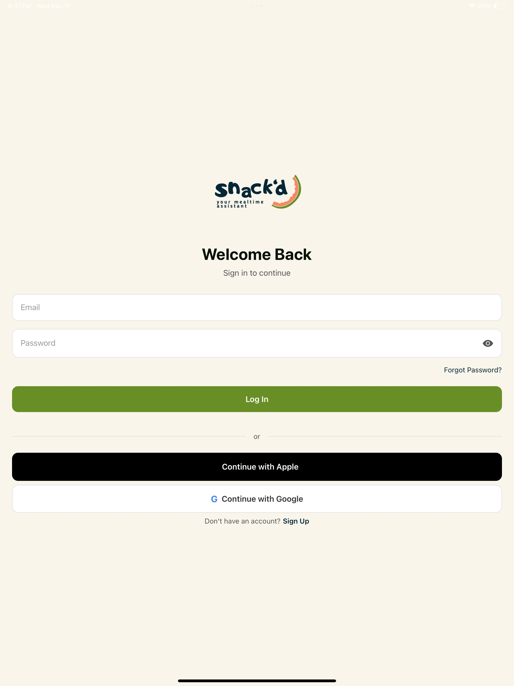 Snack'd - Family Meal Planner screenshot 7