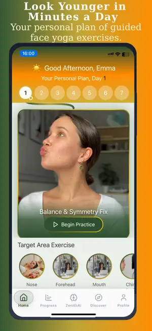 Zenith: Face Yoga & Anti-Aging screenshot 1