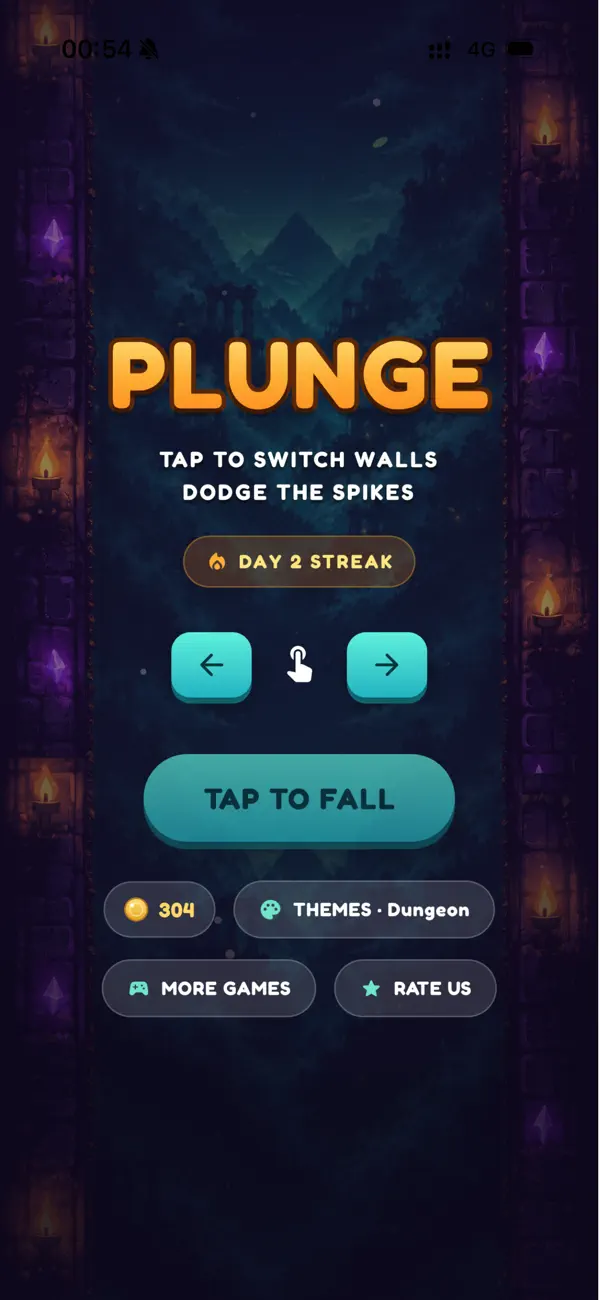 Screenshot #1 pour Plunge: Wall Dodge