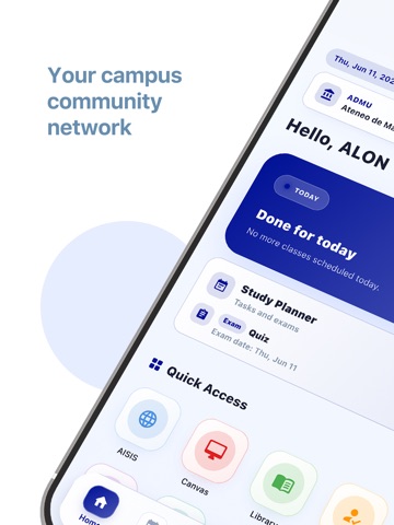 ALON CampUs iPad screenshot