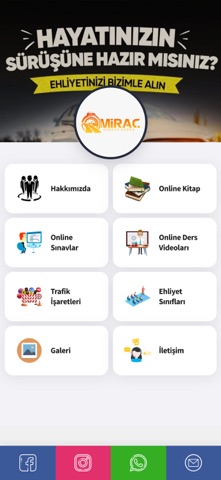Miraç Sürücü Kursu iPhone screenshot