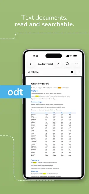OpenDocument Reader - view ODT screenshot 2