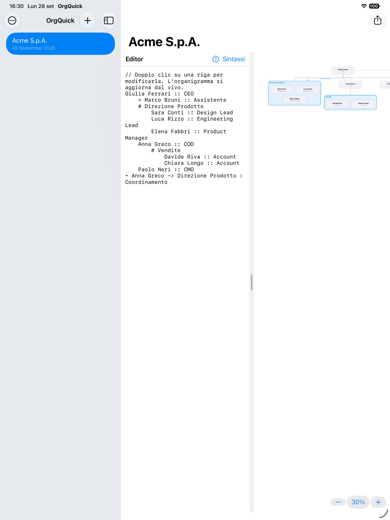 Screenshot 2 of OrgQuick
