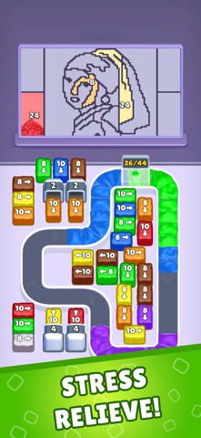 Sand Cubes Paint iPhone screenshot