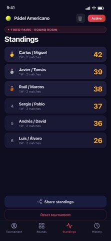 Padel Fixture Pro Screenshot 6 of 6