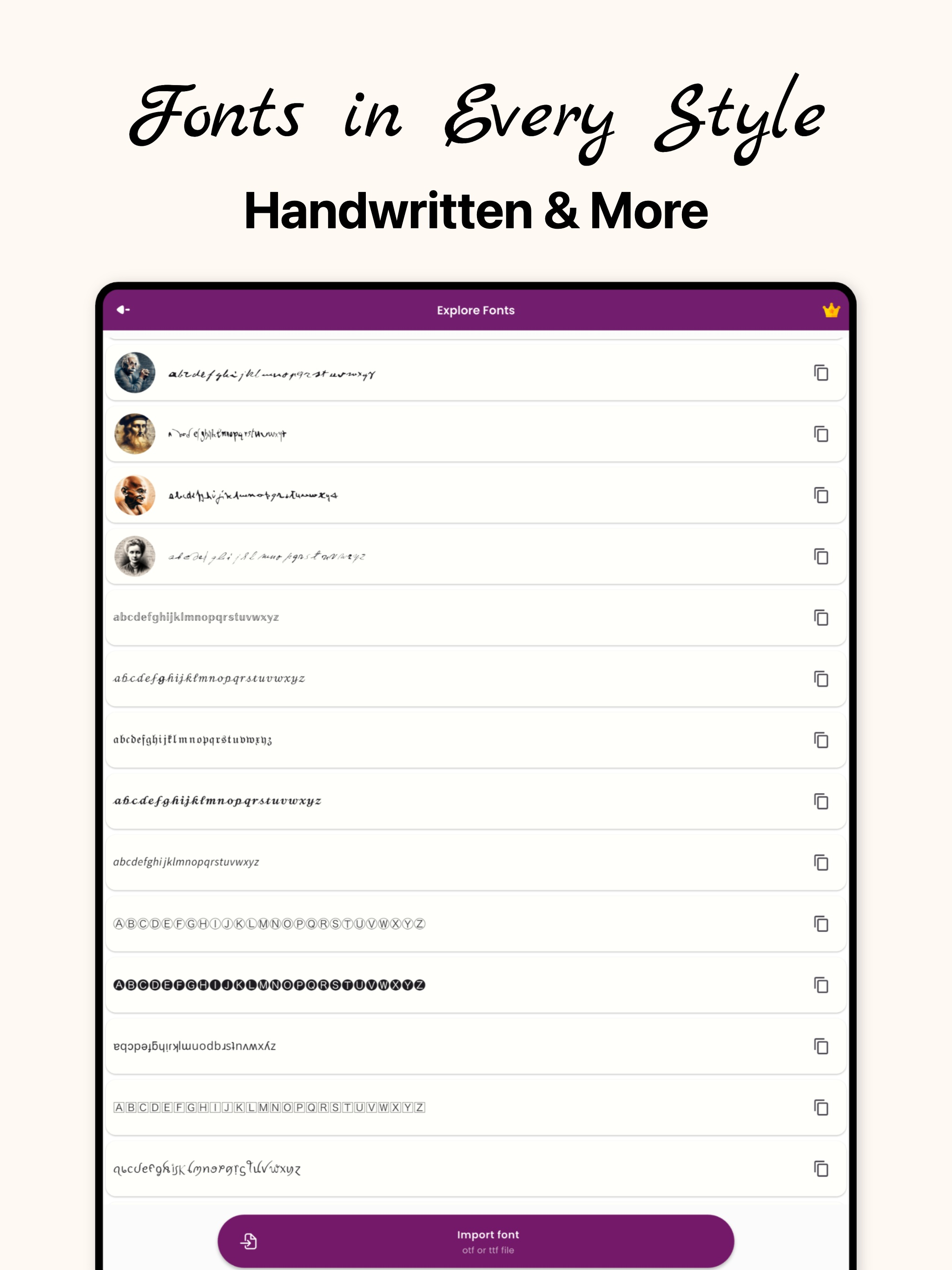 Calligrapher: Handwriting Font screenshot 15