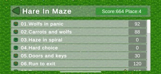 Hare In Maze Mobile screenshot