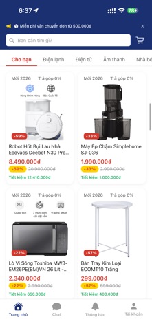 Chợ lớn iPhone screenshot 2