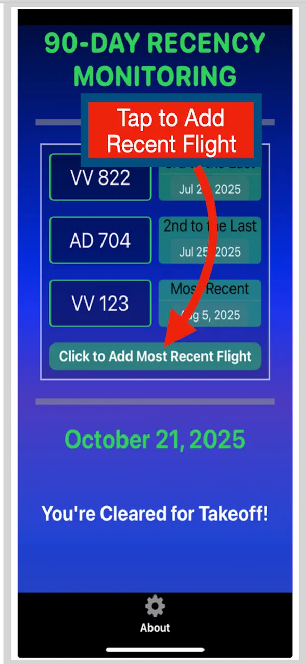 #2. Pilot Recency-Lite (iOS) Ved: Christian Cuenca