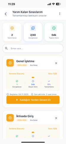 AÖF Sorular Screenshot 6 of 7