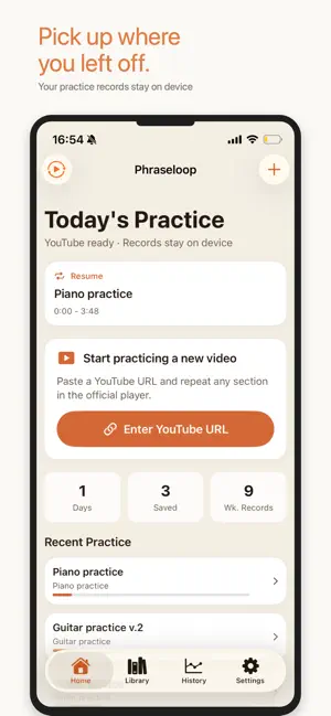 Phraseloop: A-B Loop Practice screenshot 4