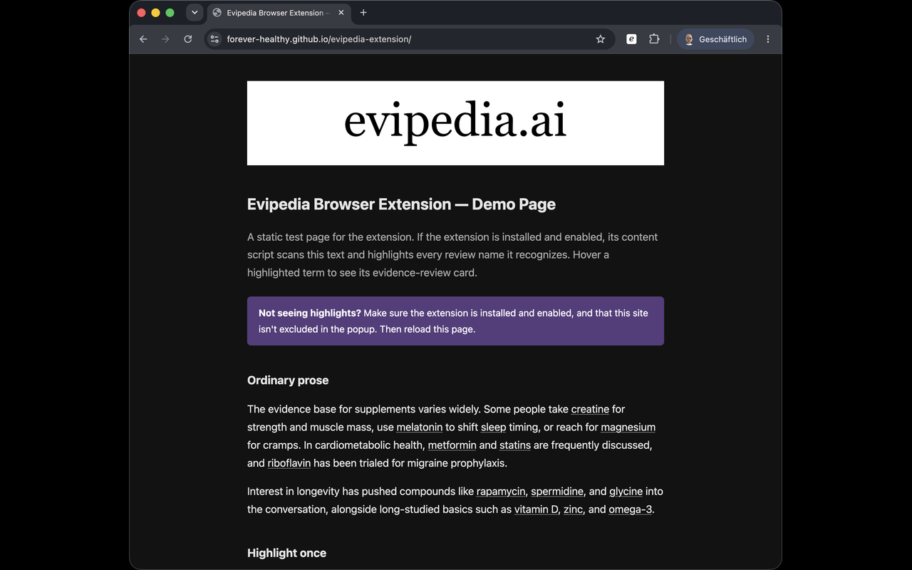 Evipedia screenshot 7