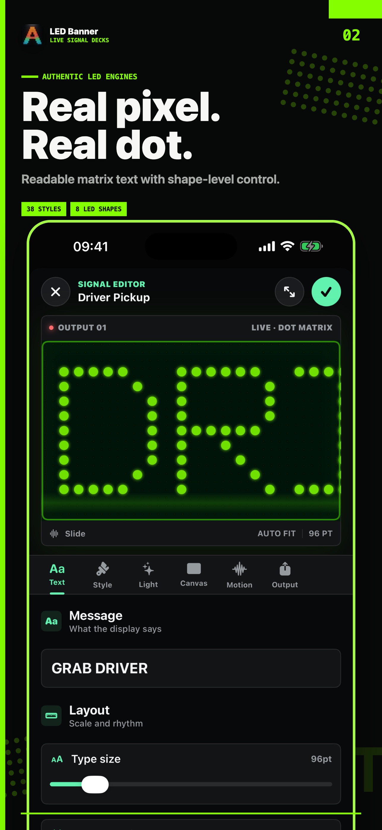 Screenshot 2 of LED Banner: Live Signal Decks