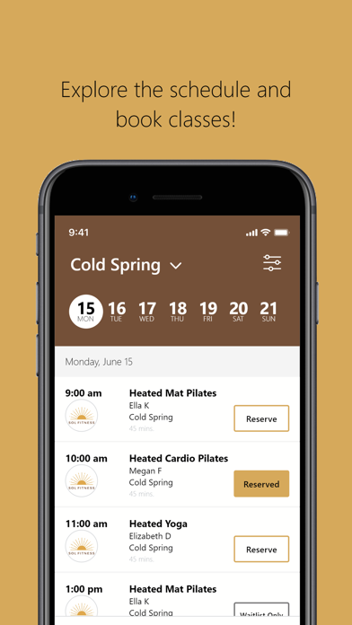 Sol Fitness Ky iPhone screenshot 3 - Health & Fitness app