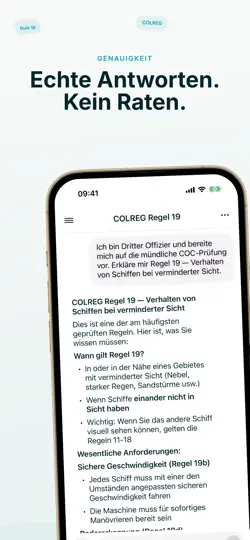Screenshot von Handover AI: Marine GPT auf dem iPhone 5