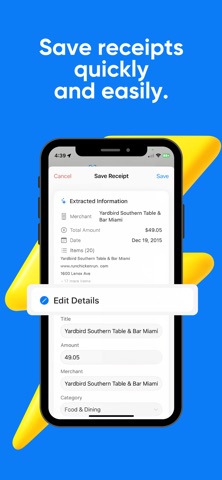 Receipt Scanner & Organizer screenshot
