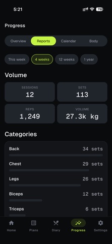 Kudora: Workout & Gym Log Screenshot 6 of 8
