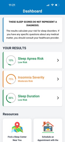 SLEEP by Cleveland Clinic™ iPhone screenshot