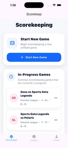 Skeep Scorekeeping screenshot