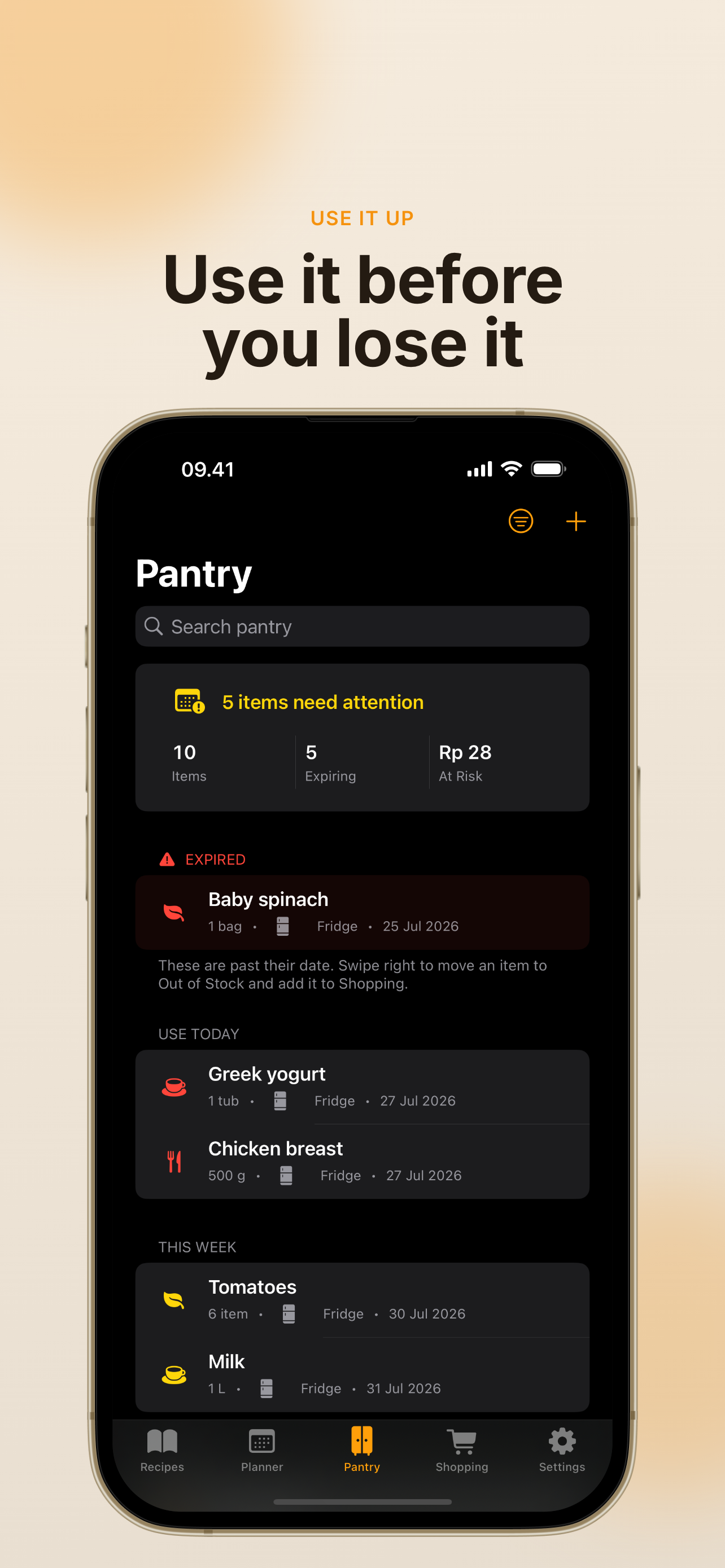 KitchenPeer: Pantry Cook Plans screenshot 2