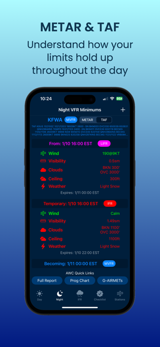 Minimums: Pilot Weather+Widget Screenshot 4 of 6