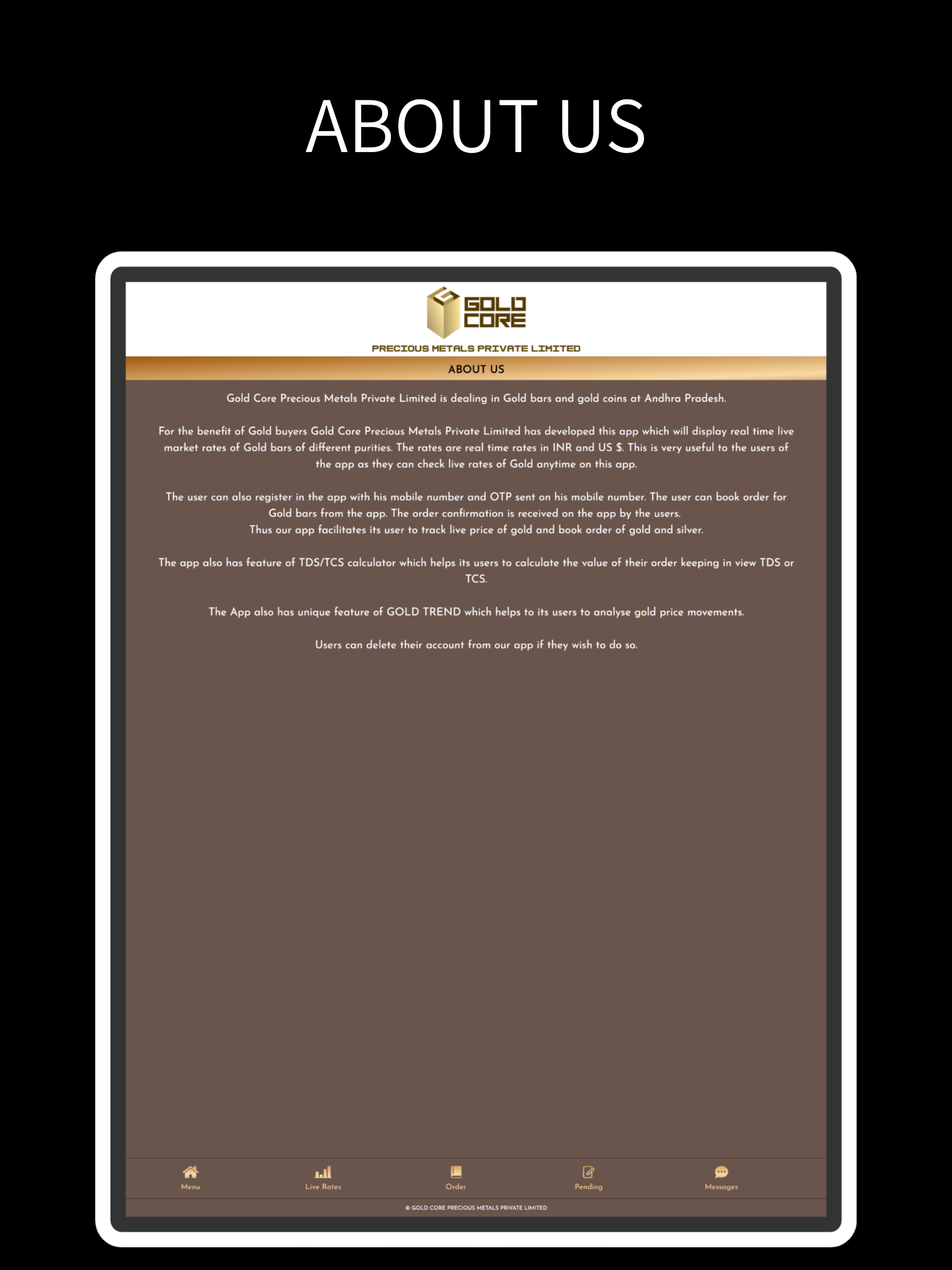 Gold Core Precious Metals screenshot 16