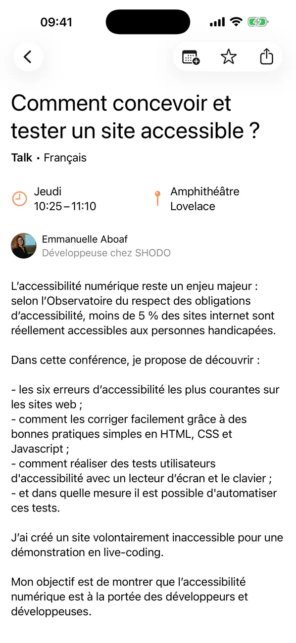 Screenshot #1 pour MiXiT Conférence