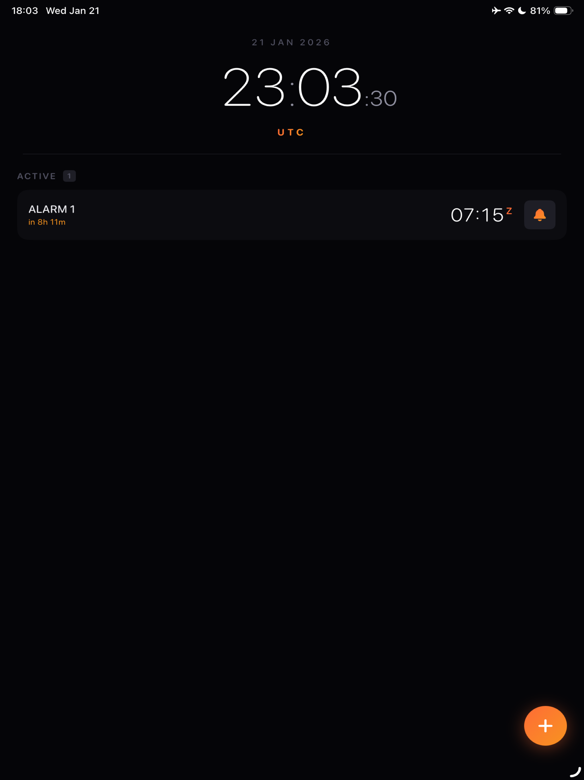 UTC ALARM