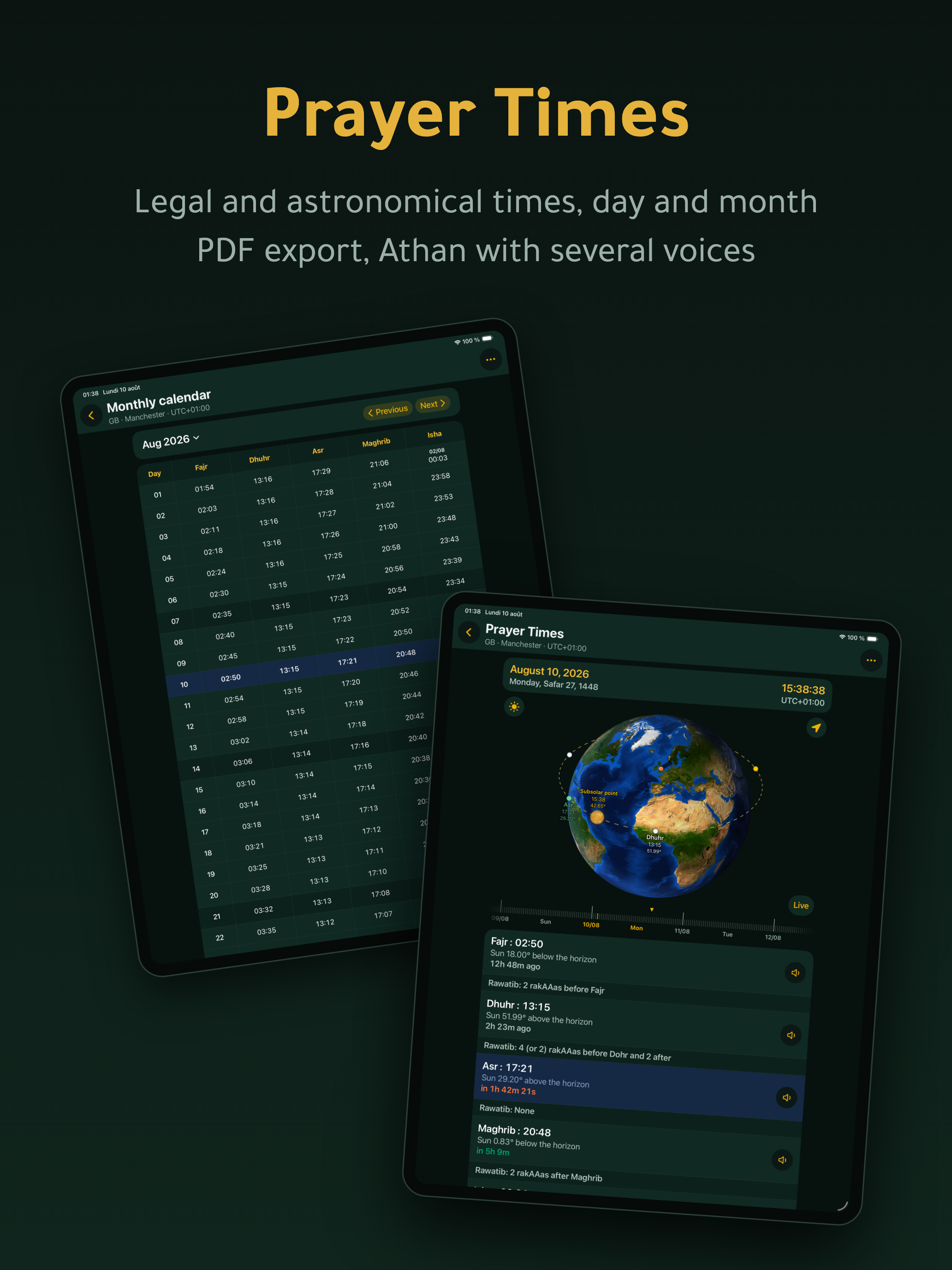 Alyacir: Prayer Times & Quran screenshot 10