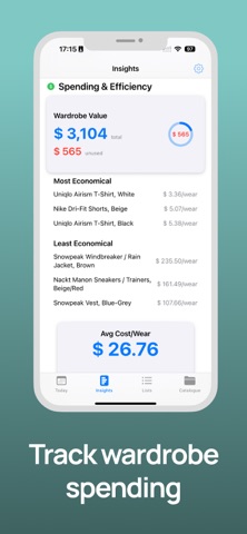 ClosetLog screenshot