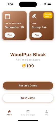 WoodPuz Wood Block Puzzle Game screenshot