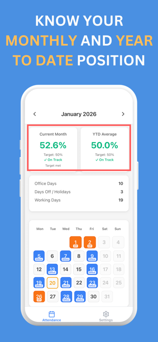 InOffice: Hybrid Work Tracker Screenshot 1 of 3