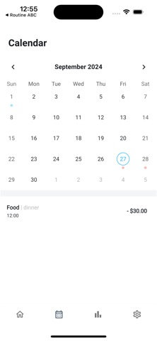 Expense Tracker ABC screenshot