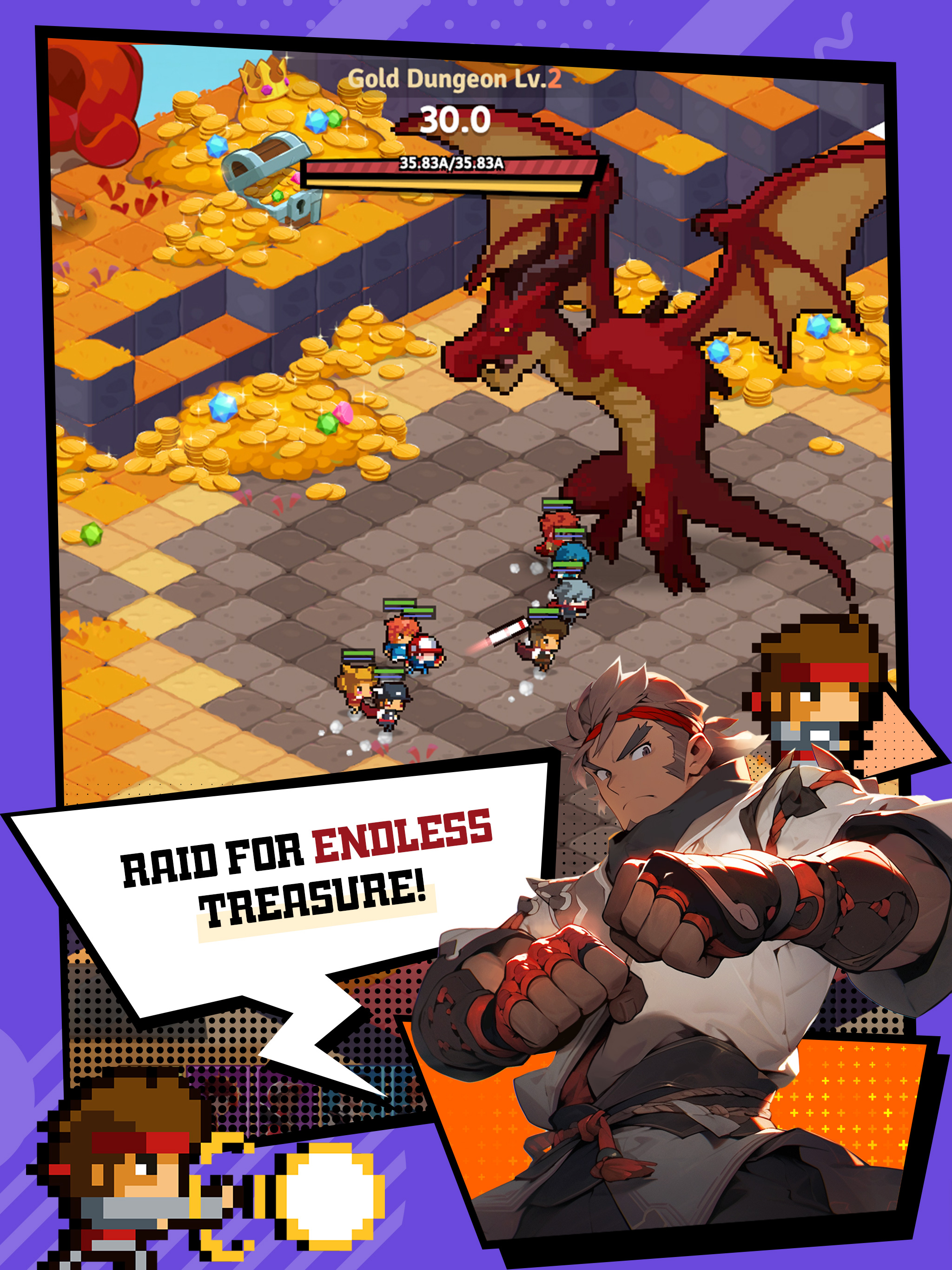 Rumble Squad: Idle Pixel RPG