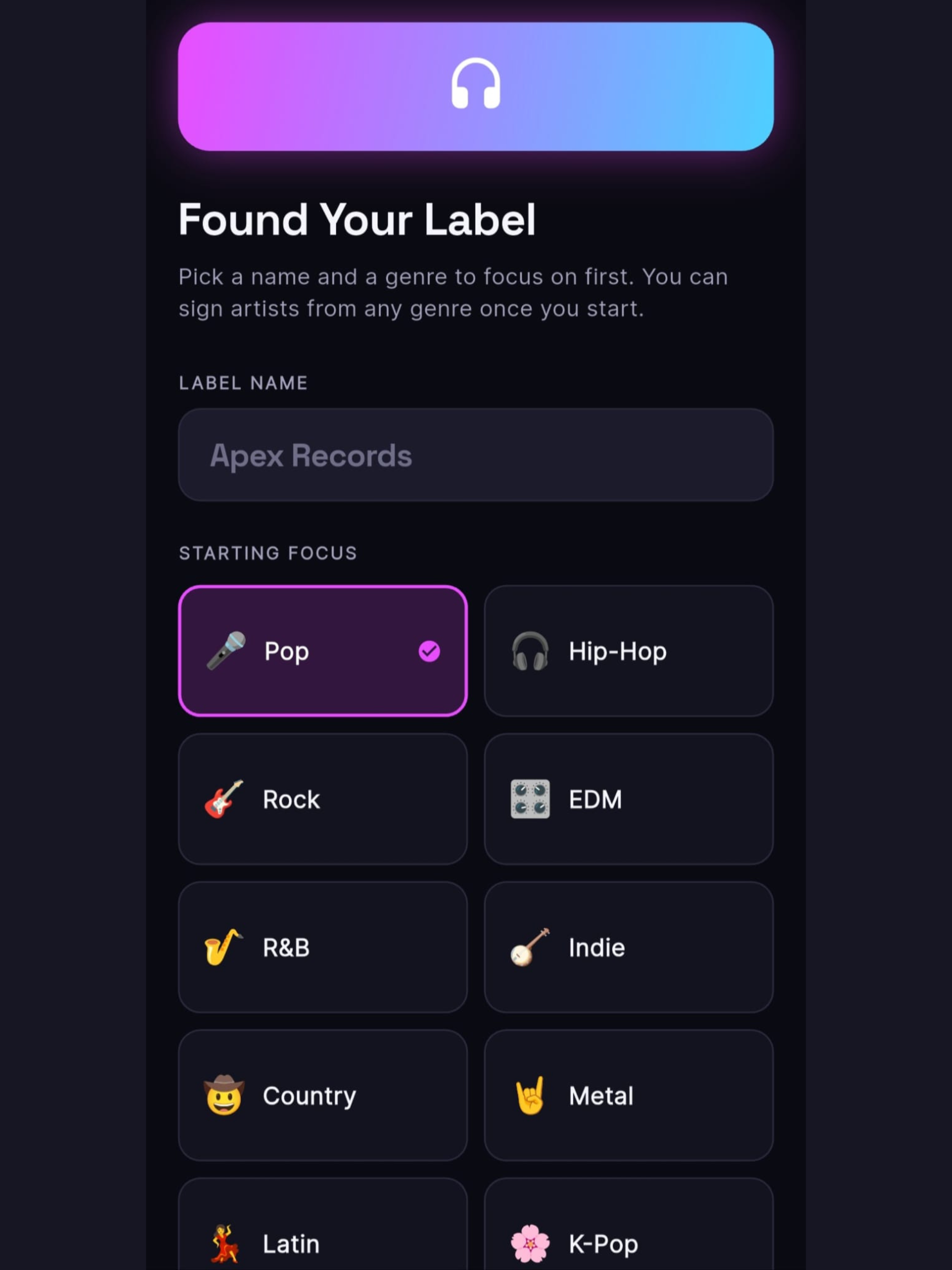 Music Tycoon: Label Manager
